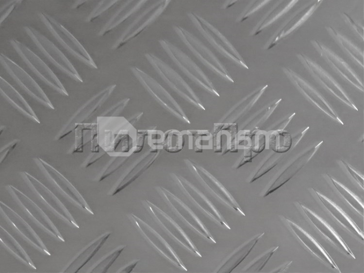 ფურცელი ალუმინის PilotPro АМг2 1,5х300х600 mm ღარული