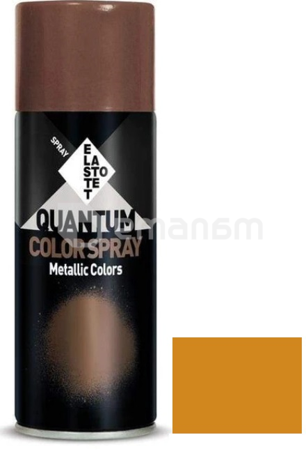 სპრეი საღებავი Elastotet Quantum color spray metallic მოსპილენძისფრო ოქრო 400 მლ