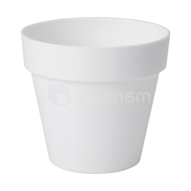 პლასტმასის ქოთანი ყვავილებისთვის FORM PLASTIC Ibiza 2430-011 Ø30 თეთრი