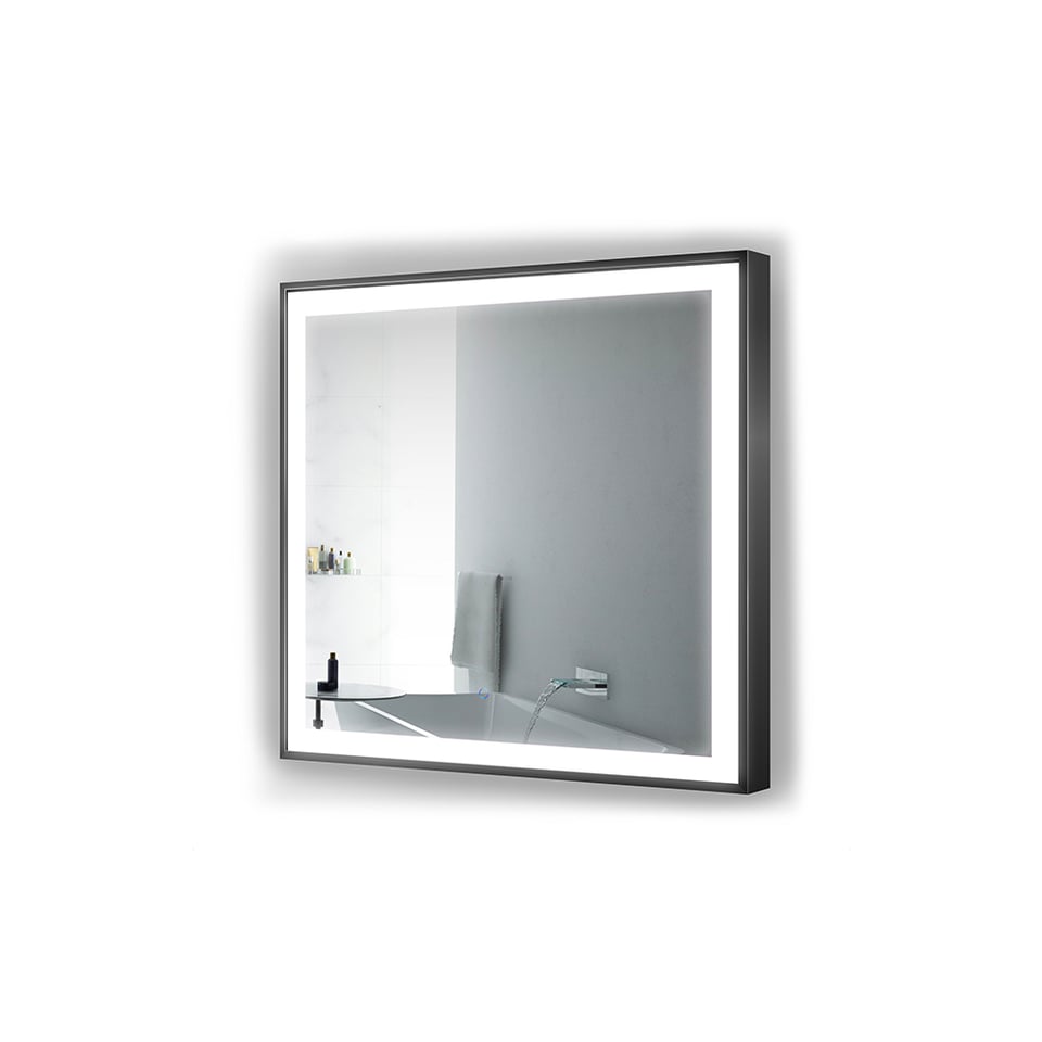 სარკე განათებით და დეფოგერით შავი Ensli 14090 SQUARE-D