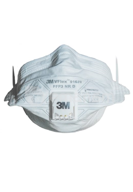 რესპირატორი დასაკეცი 3M 9163V FFP3