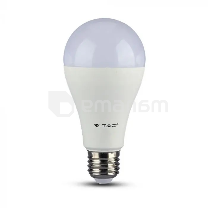 შუქდიოდური ნათურა აკუმულატორით V-TAC А65 6400K 9W Е27