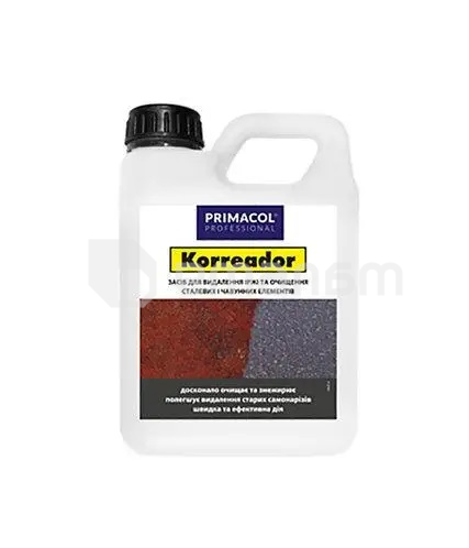 ჟანგის მოსაცილებელი საშუალება Primacol Korreador 1 ლ