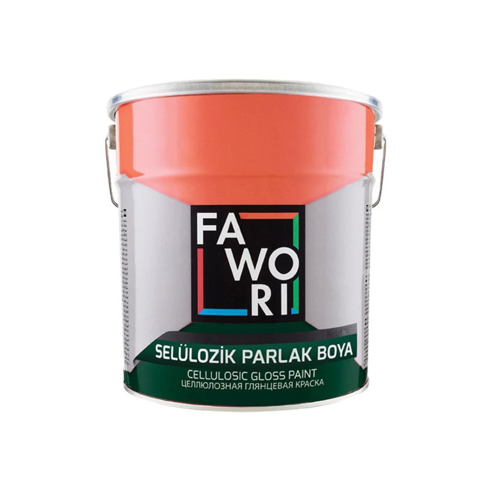 ცელულოზური  საღებავი პრიალა შავი FAWORI