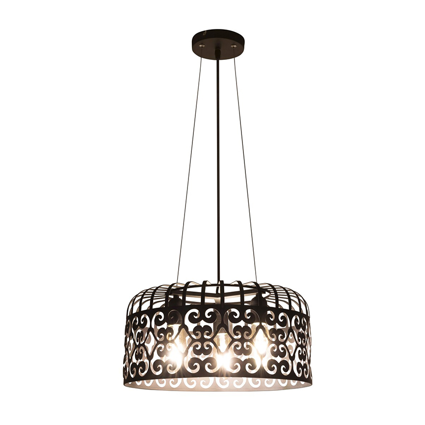 საკიდი Rabalux 2158 Alessandra 3 E27 60W შავი