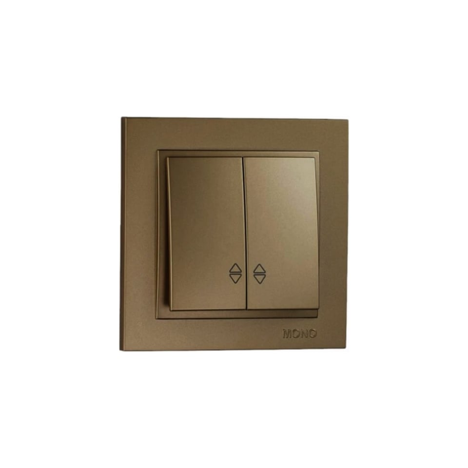 ჩამრთველი რევერსი ორიანი DESPINA Bronze - 102-232323-111