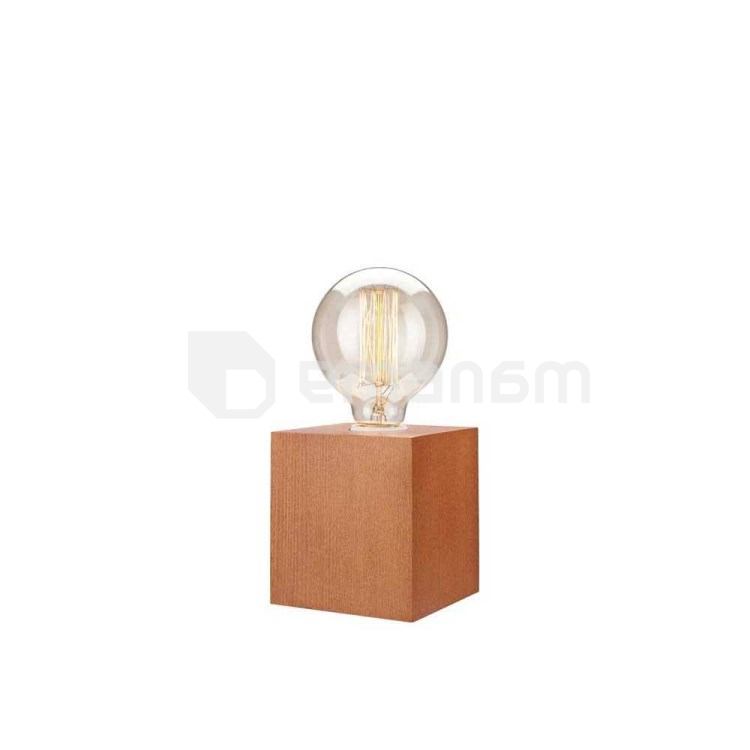 მაგიდის სანათი Lamkur WOOD LN 1.D.9 Rustic 1xE27 60W