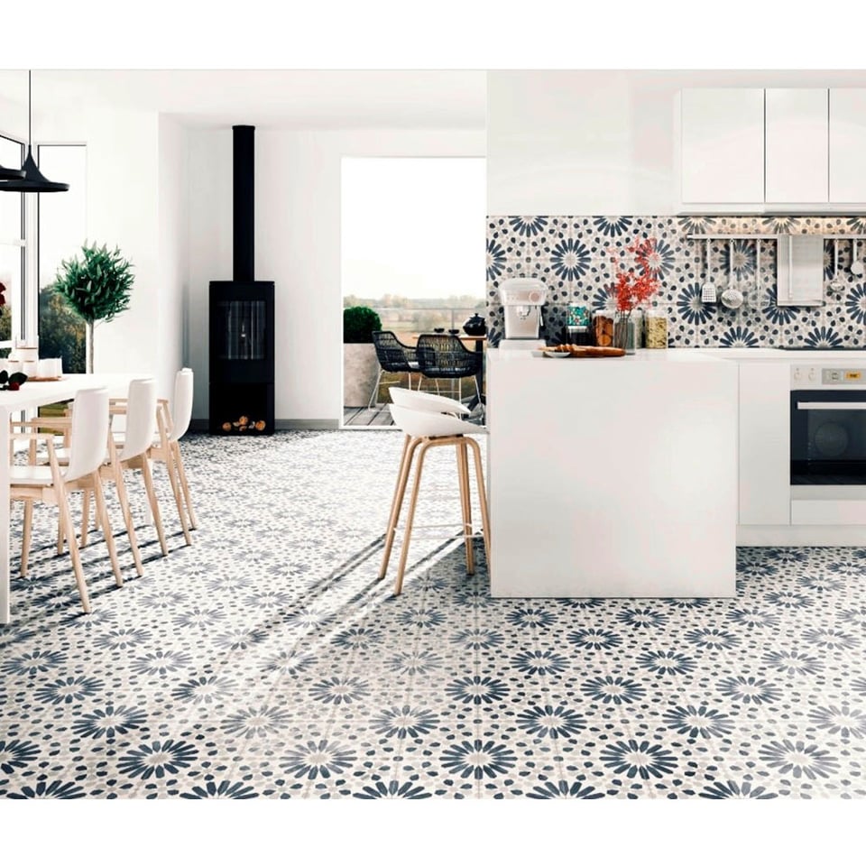 კერამოგრანიტი Marrakech Blue Porc. 44.2x44.2