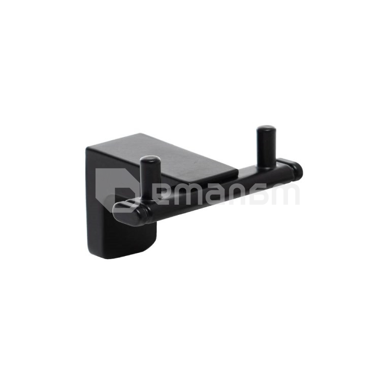 საკიდი პირსახოცის Tema Premium Bathroom Hook Double 71023 B-e Black