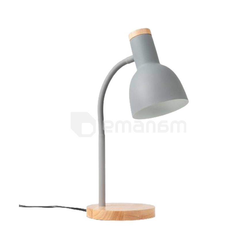 მაგიდის სანათი New Light 1 E27 ნაცრისფერი MMT0280J-12 1653/01/3674