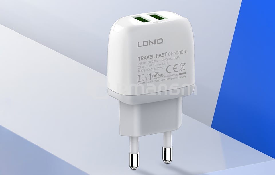 დამტენი LDNIO A2219 12W USB To Type C USB