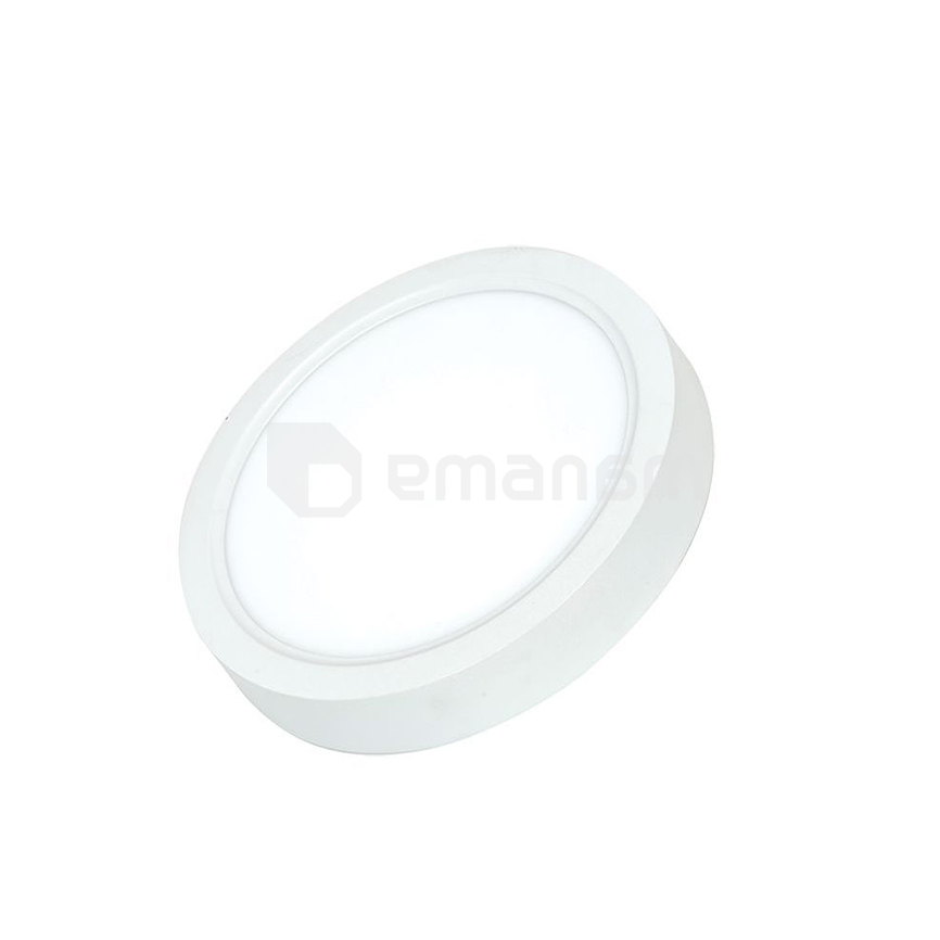 პანელი ლედ ACK 18W 4000K IP20 თეთრი მრგვალი ზედა მონტაჟისთვის