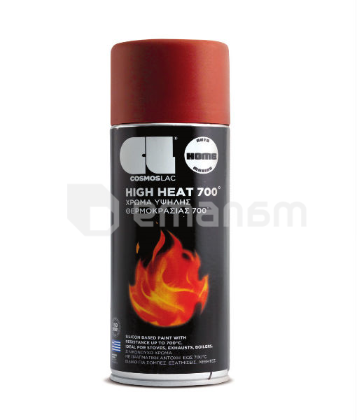სპრეი საღებავი თერმომდგრადი Cosmos lac Spray Hi heat No 353 წითელი 400 მლ