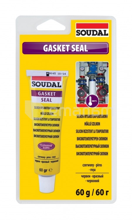 ჰერმეტიკი მაღალტემპერატურული Soudal Gasket Seal 60 გ