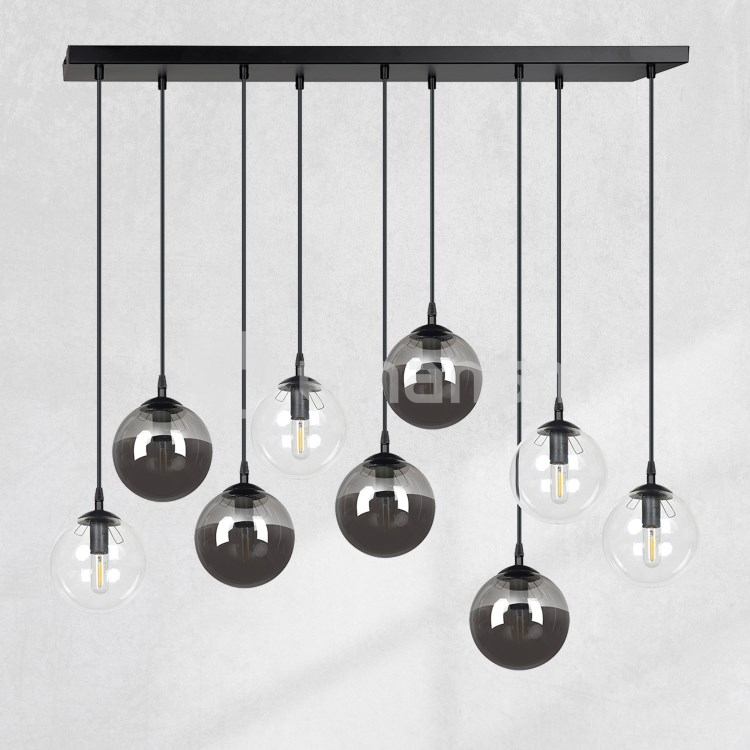 საკიდი EMIBIG Cosmo 9 E14 9x MAX 40W შავი მიქსი 2