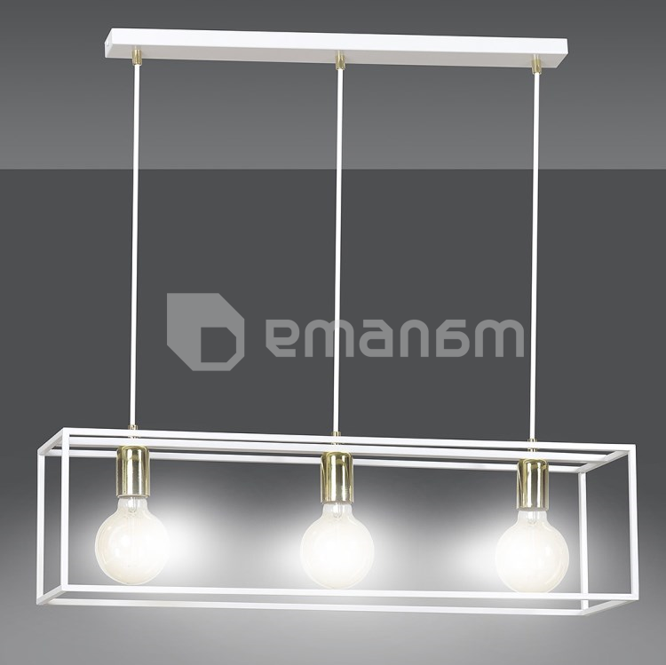 ჭაღი EMIBIG KARMEN 3 E27 3x MAX 60W თეთრი