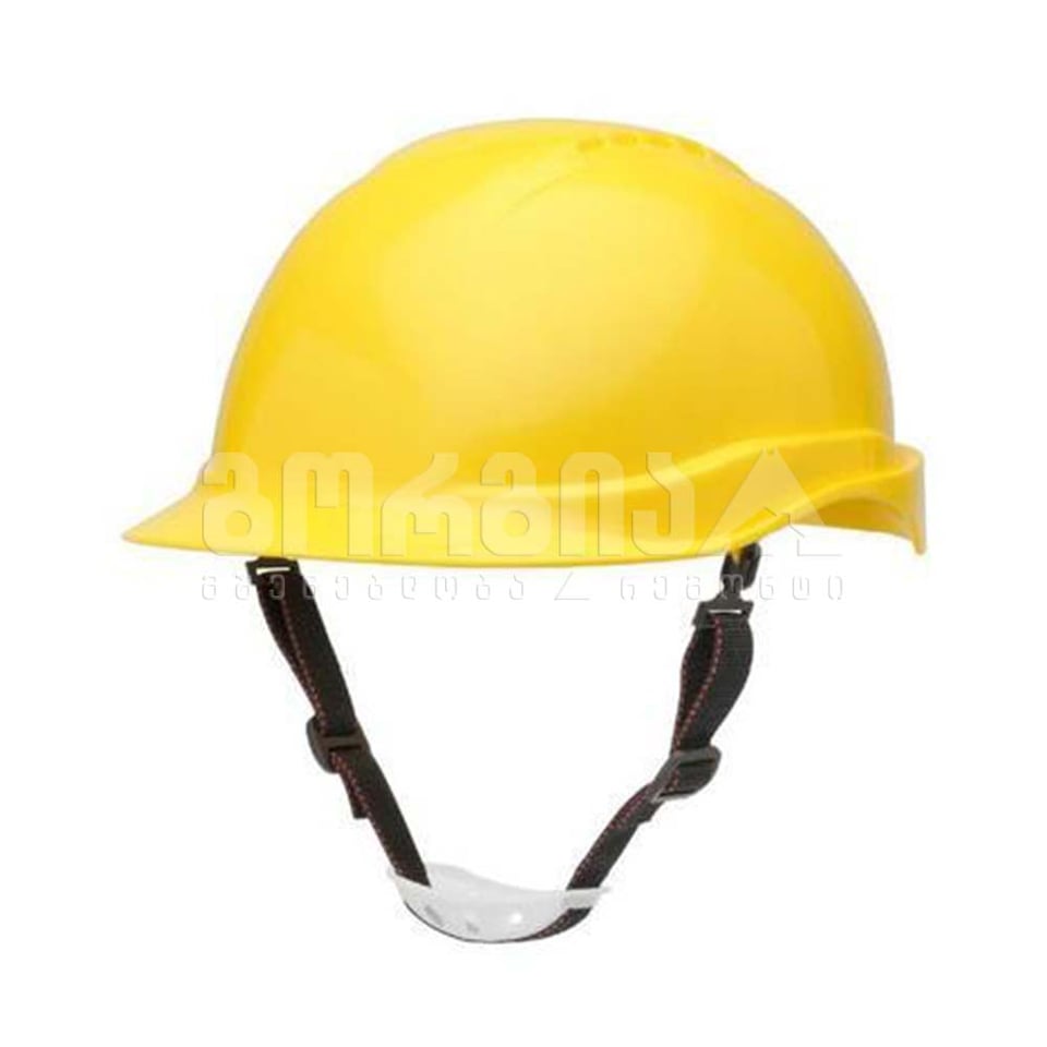 დამცავი ჩაფხუტი ყვითელი სწრაფდამჭერით