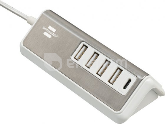 დამტენი მოწყობილობა Brennenstuhl 1,5მ 4хUSB А 1xUSB C