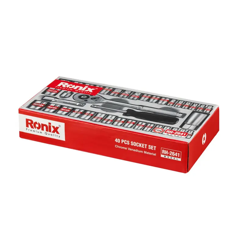 ტორცული თავაკების ნაკრები Ronix RH-2641, 40ც
