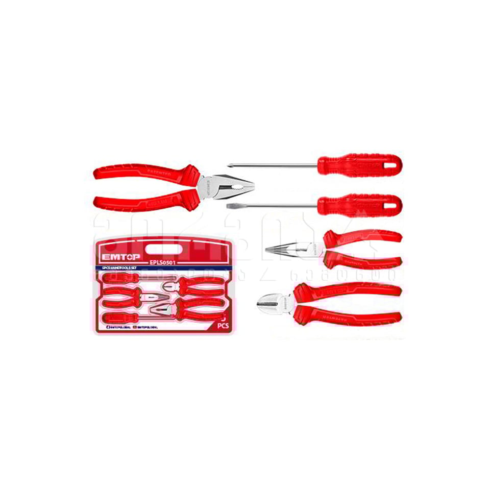 ხელის ხელსაწყოების ნაკრები 5ც Emtop-EPLS0501