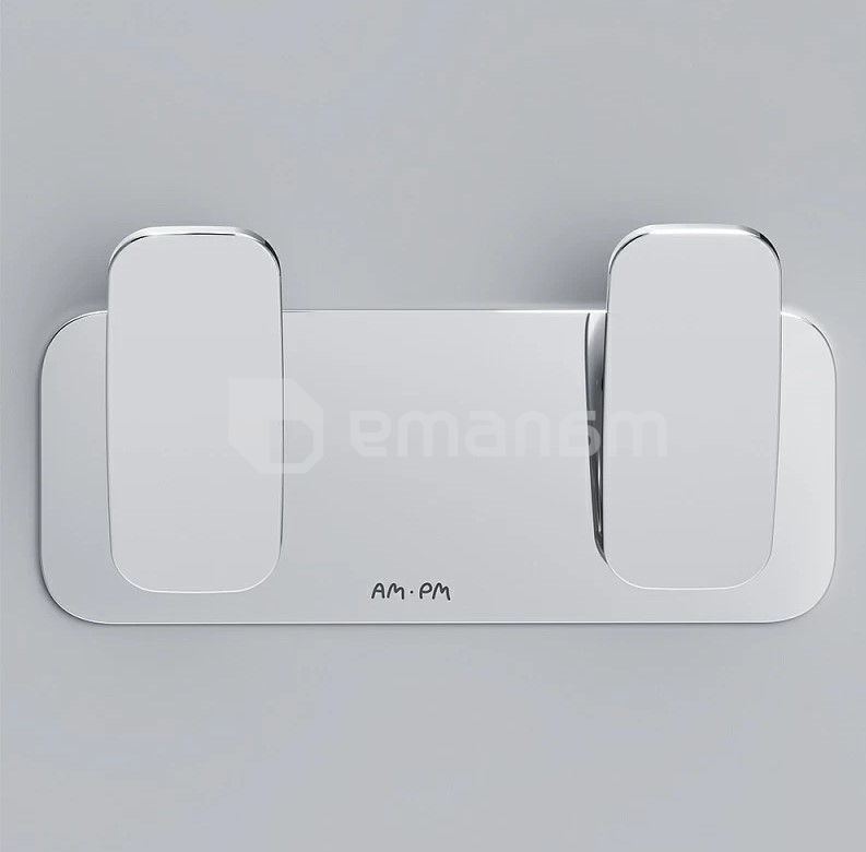 ორმაგი კაუჭი პირსახოცისათვის AM.PM Inspire V2.0 Chrome A50A35600