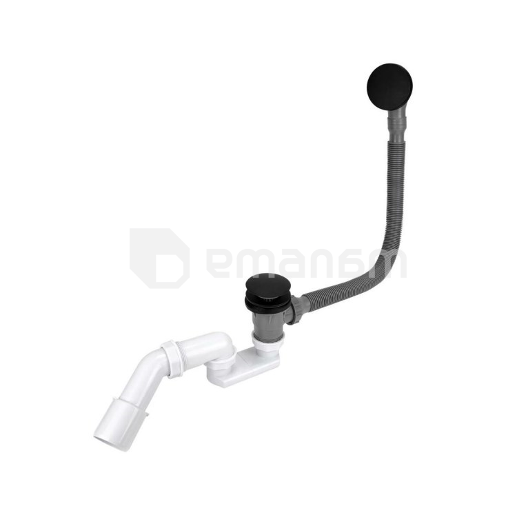 აბაზანის სიფონი   Tycner Black Matt Click-Clack