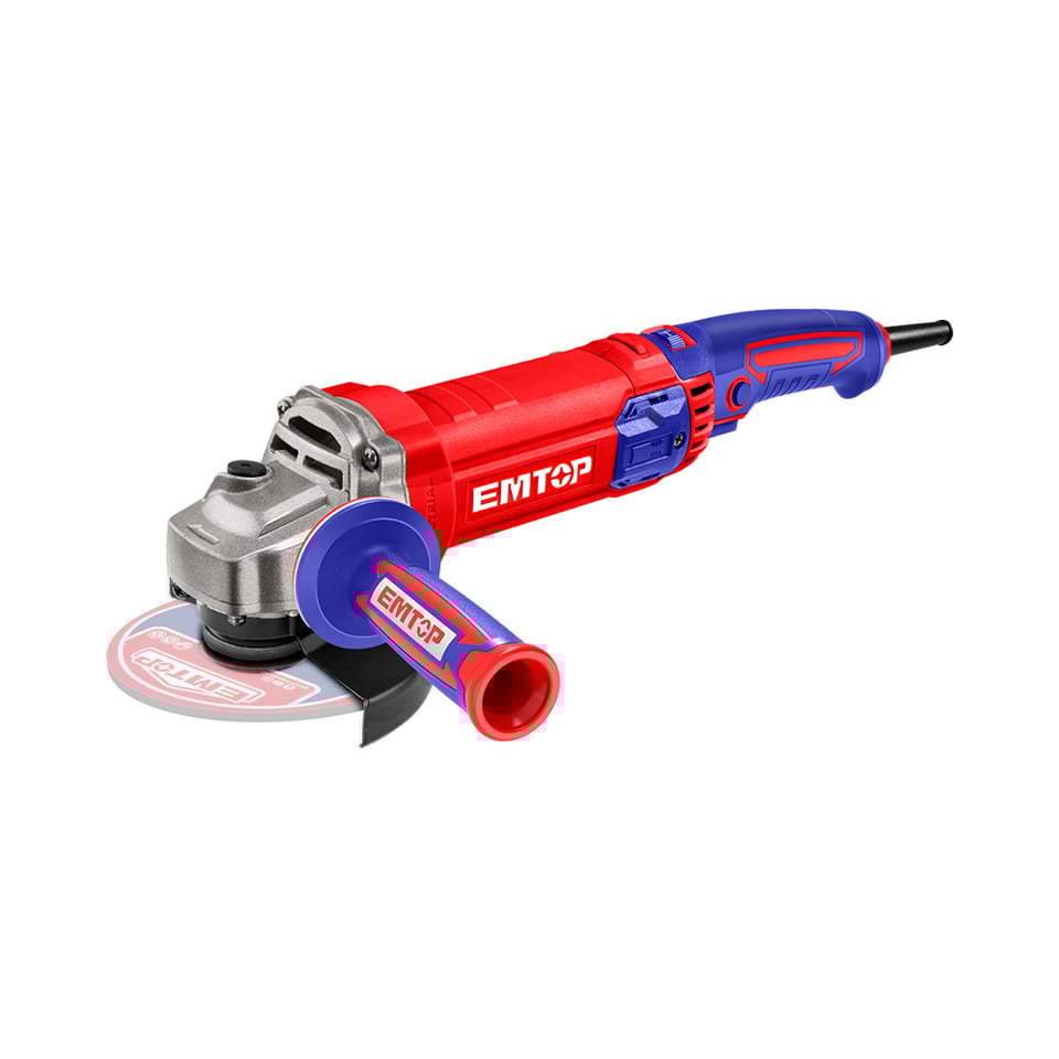 კუთხსახეხი 1100ვტ 125მმ სიჩქარეებით EAGRS11053 EMTOP
