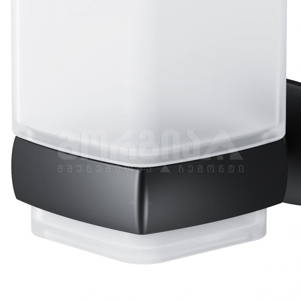 კბილის ჯაგრისის ჩასადები ჭიქა შავი A9034322 Gem