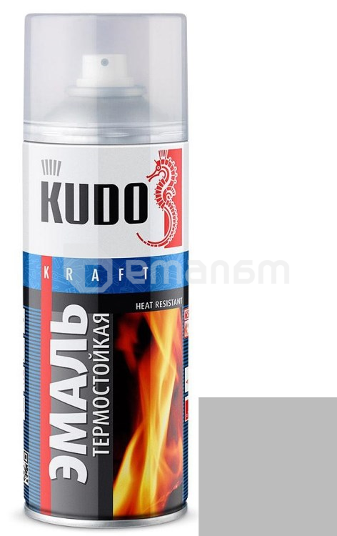 ემალი თერმომდგრადი Kudo KU-5001 ვერცხლისფერი 520 მლ