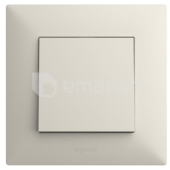 ჩამრთველი ჩარჩოს გარეშე 1-კლ,სპილოს ძვლისფერი LEGRAND