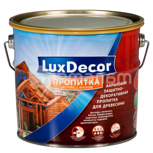 გამჟღენთი LuxDecor plius+ ქვის ფიჭვი 1 ლ