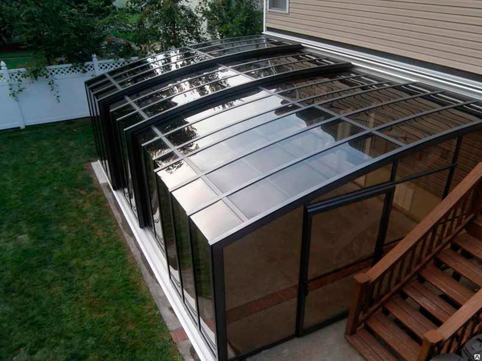 მონოლითური პოლიკარბონატი "KINPLAST" ბრინჯაოსფერი 8მმ