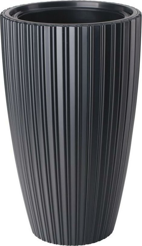 ქოთანი ყვავილის Form-Plastic Mika Slim 40 deep black