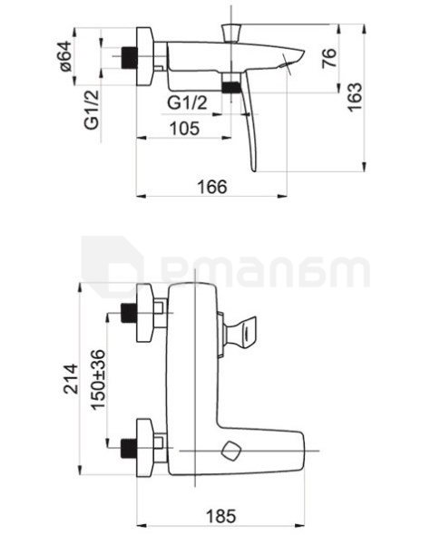 შემრევი RUBINETA Aero-10 (540030)