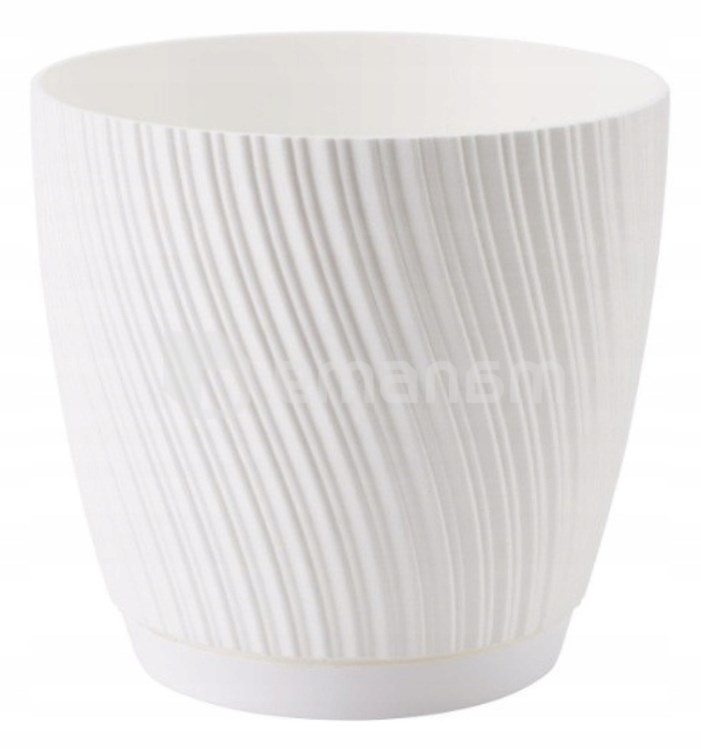 საყვავილე ქოთანი FORM PLASTIC Mika 13 თეთრი