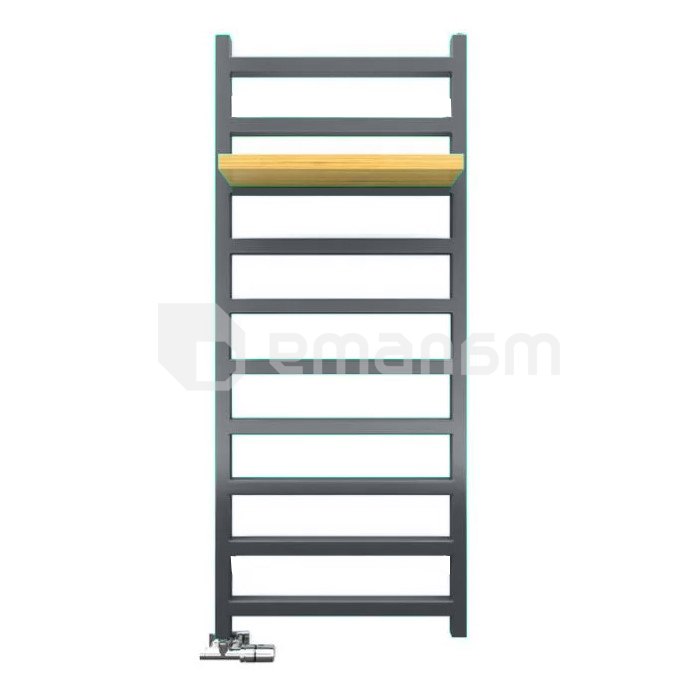 დეკორატიული საშრობი Terma SIMPLE გრაფიტი Ral 7024 Soft (SX) 1200/500