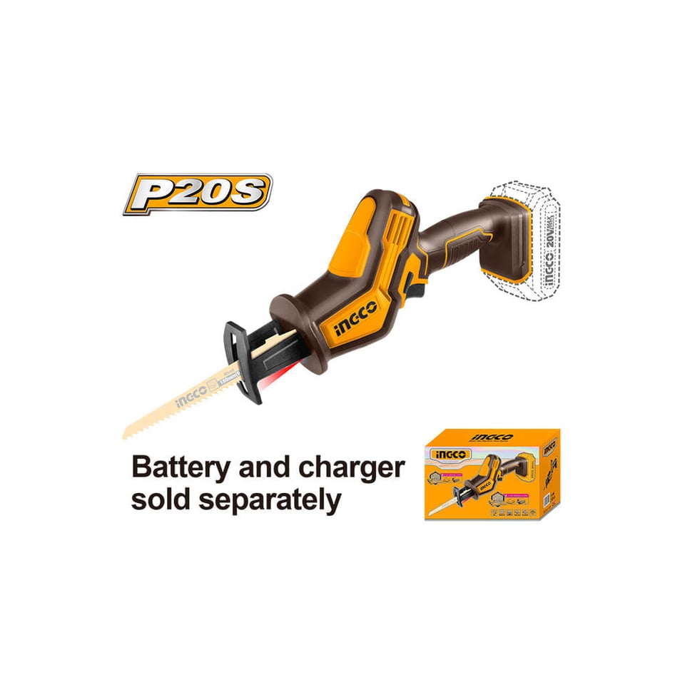 ელექტრო ხერხი 20V Li-Ion Proline INGCO (CRSLI6508)