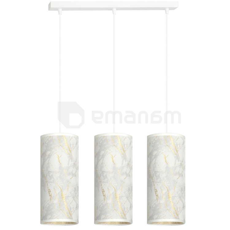 საკიდი EMIBIG Karli 3 E27 3x MAX 60W მარმარმარილო თეთრი