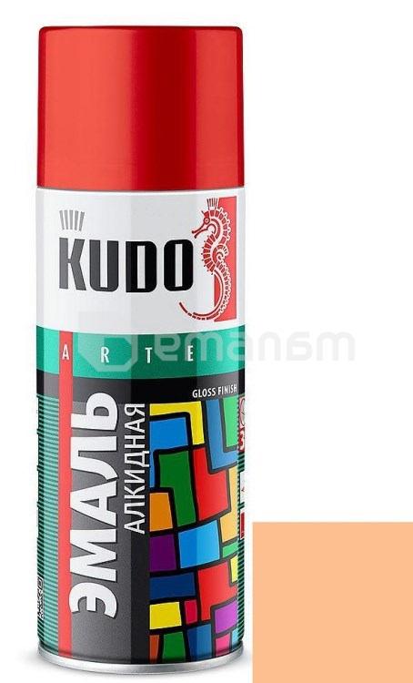 ემალი უნივერსალური Kudo KU-1009 ჩალისფერი 520 მლ