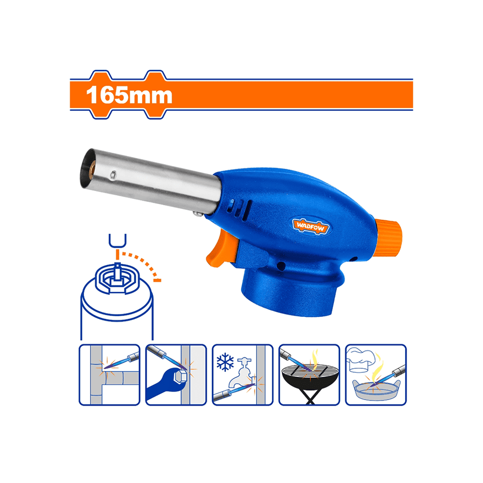 გაზის პორტატული საცეცხლე თავი პლასტმასით (WFG1602) WADFOW