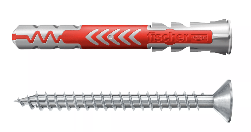 დუბელი DUOPOWER 8x65 S | ჭანჭიკით (25 ცალი)