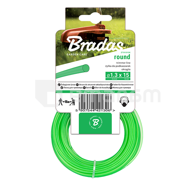 ძუა ტრიმერისთვის Bradas ZTO1315K 1.3 მმ 15 მ