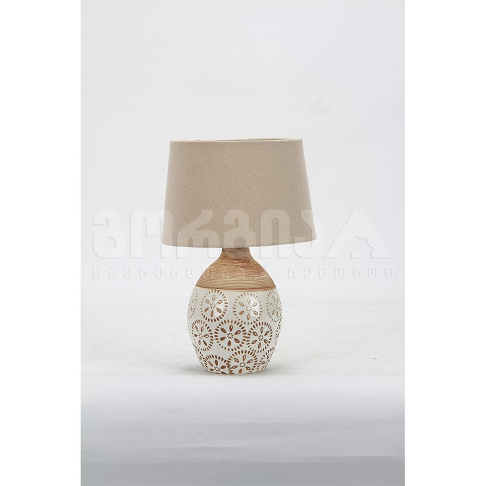 მაგიდის სანათი F4289 ყავისფერი