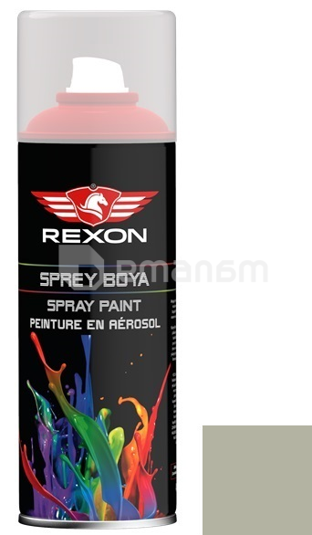 საღებავი სპრეი Rexon ჩალისფერი RAL 7032 400 მლ