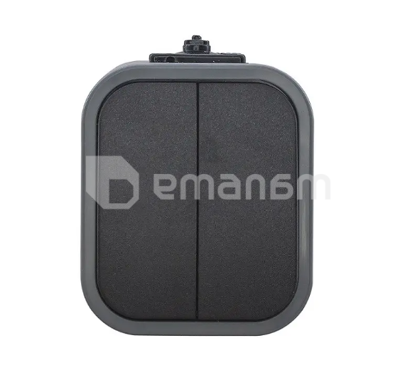 ჩამრთველი Abex 2 შავი IP54 B2