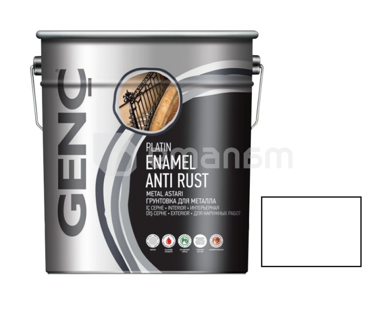 პრაიმერი ანტიკოროზიული Gench Synthetic antirust თეთრი 20 კგ