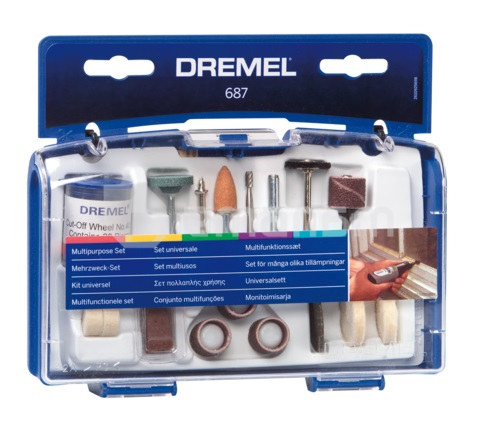 ნაკრები საცმების მულტიინსტრუმენტისთვის Dremel 687 26150687JA 52 ც