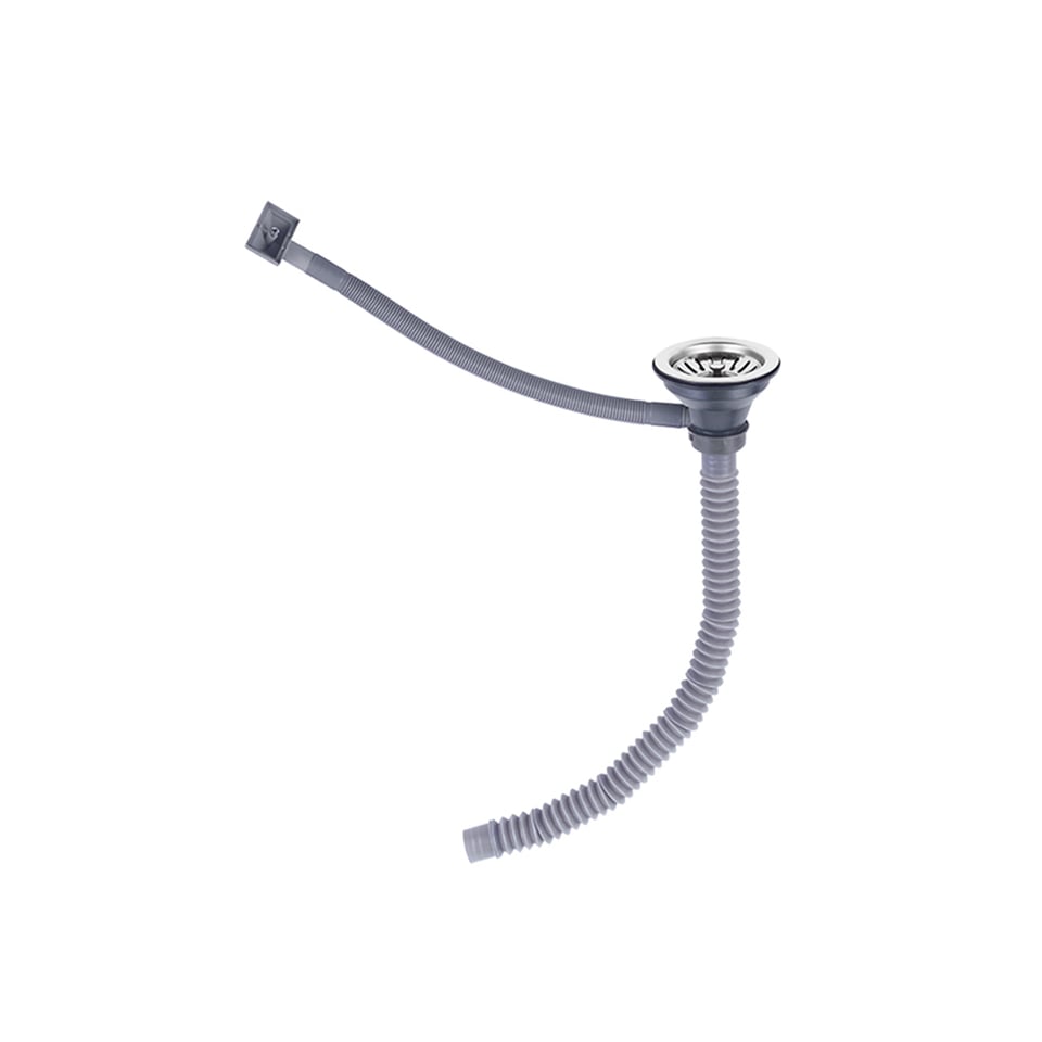 სამზარეულოს ნიჟარა+სიფონი LS-6050 600*500*180 (0.6MM)LEFT