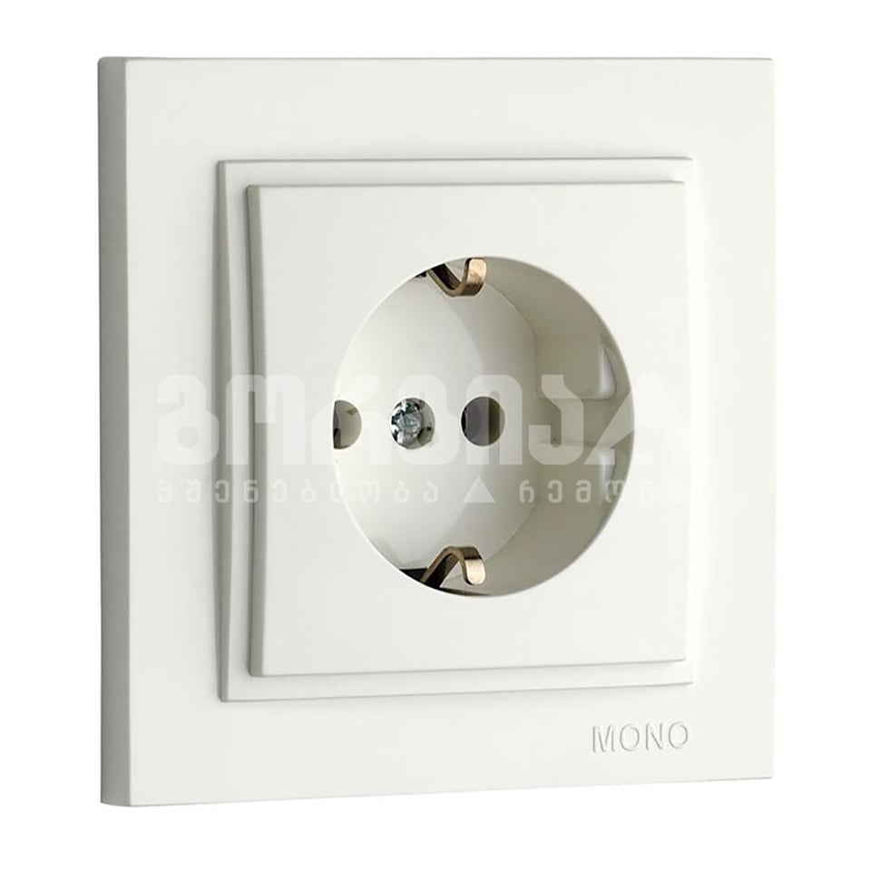 როზეტი ერთიანი დამიწებით DESPINA cream - 102-170021-117