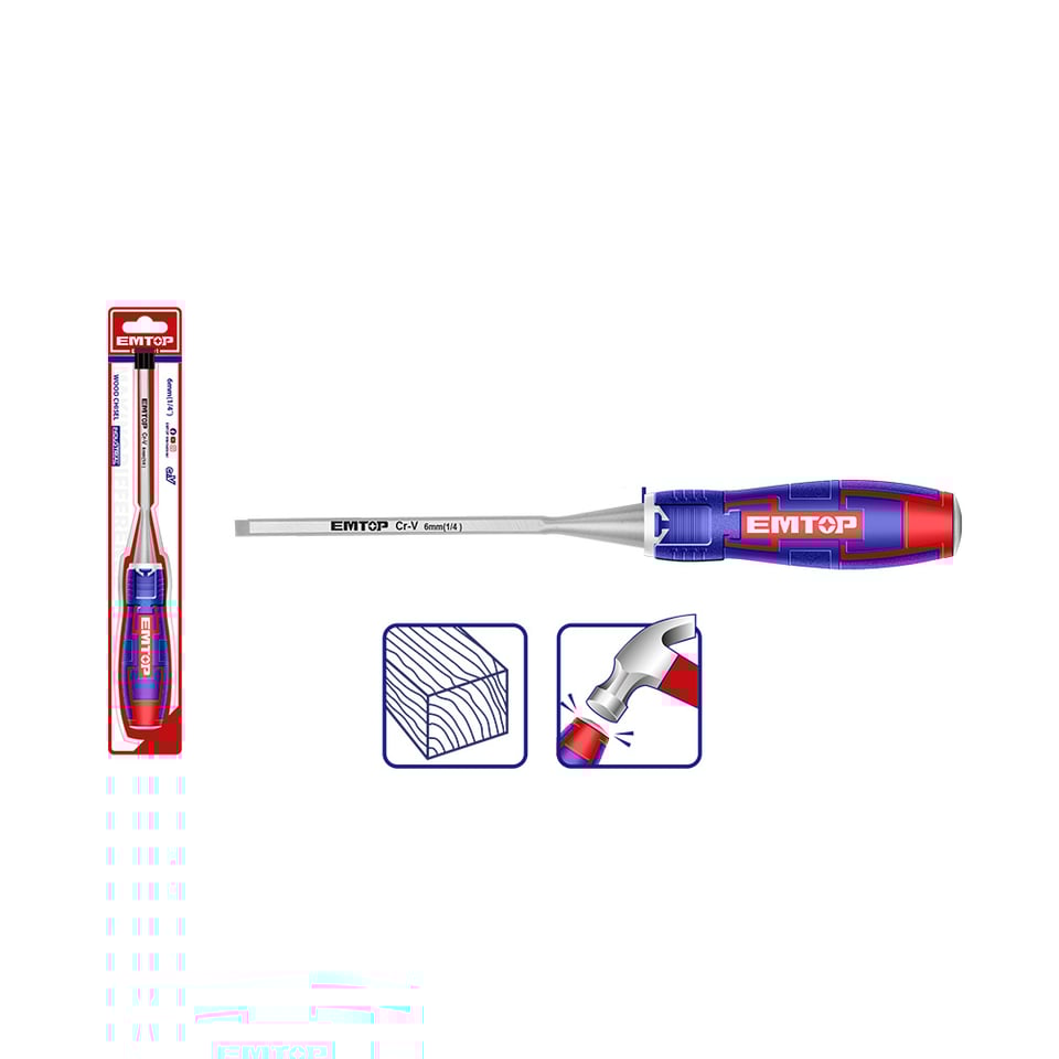 ხის სამტვრევი EMTOP  6x140მმ EWCL0601